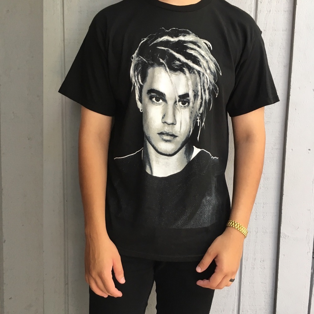 Black Justin Bieber Tee